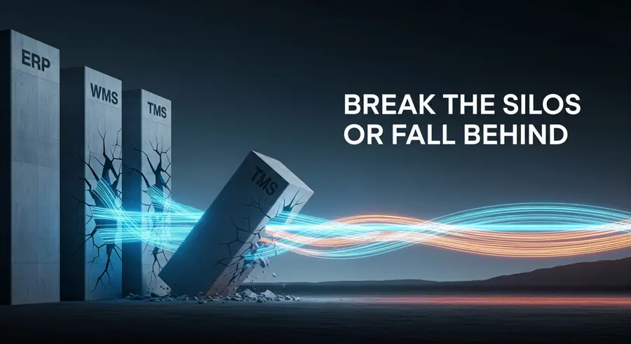 Break the Silos: The Handoffs Between ERP, WMS and TMS That a Person Still Performs